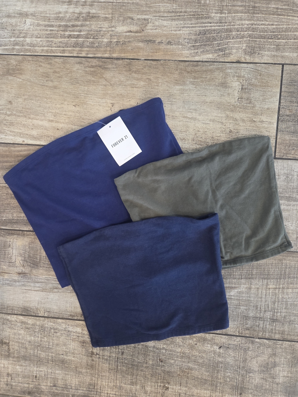 Tilly's Navy and Olive Tube Skorts Trio